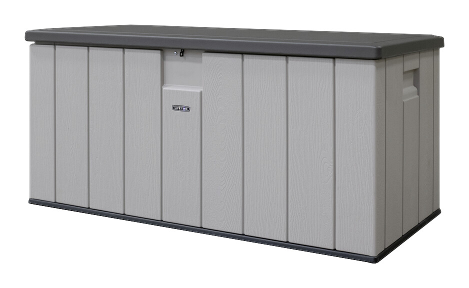 Lifetime Kissenbox 570l Lichtgrau Kunststoff B/H/L: ca. 151x70x72 cm