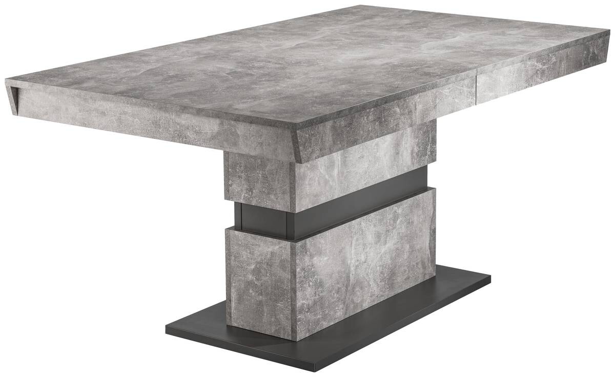 Tisch MATTHEW Beton Optik anthrazit B/H/T: ca. 140x75x90 cm