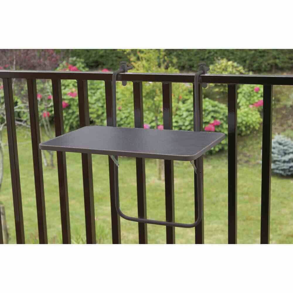 Alco Tisch anthrazit Kunststoff B/H/L: ca. 40x50x60 cm