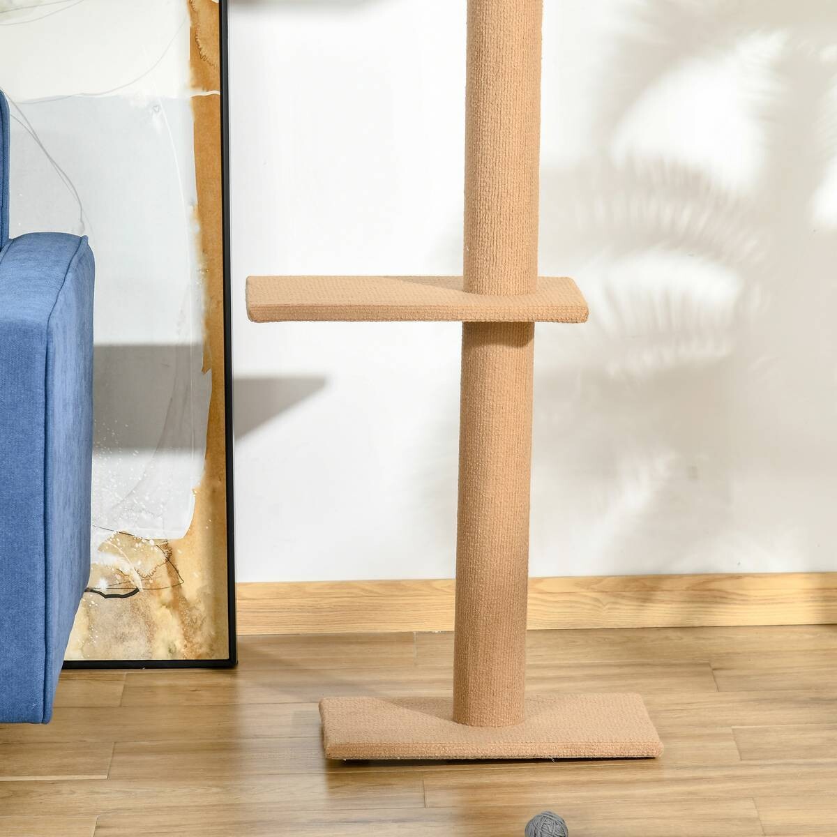 PawHut Kratzbaum braun Spanplatte B/H/L: ca. 27x228x43 cm