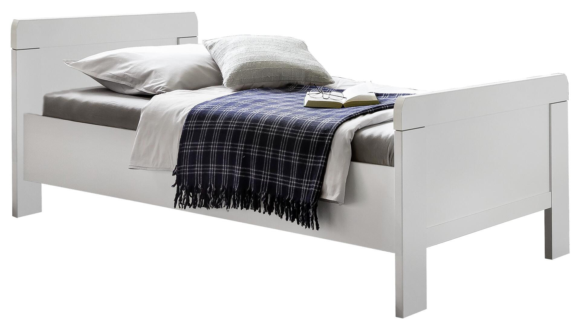 Komfortbett Nadja weiß B/H/T: ca. 108x85x207 cm Liegefläche B/L: ca. 100x200 cm