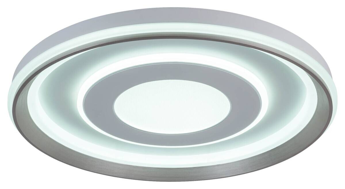 Näve Leuchten LED-Deckenleuchte weiß Kunststoff Metall B/H/T/D: ca. 50x7,5x50x50 cm