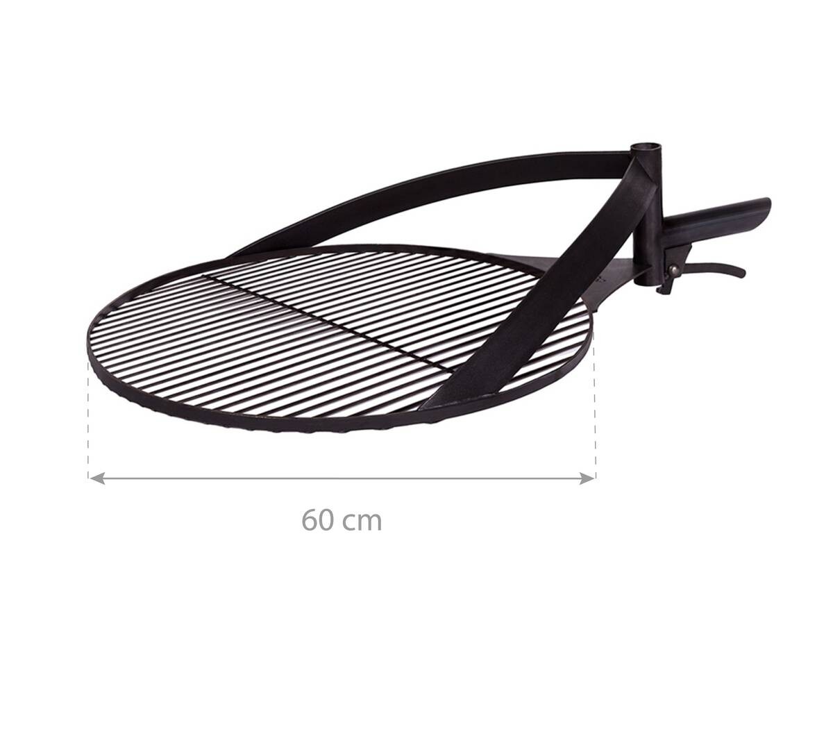 CookKing Grillrost Bandito & Monta schwarz Stahl B/T: ca. 60x60 cm