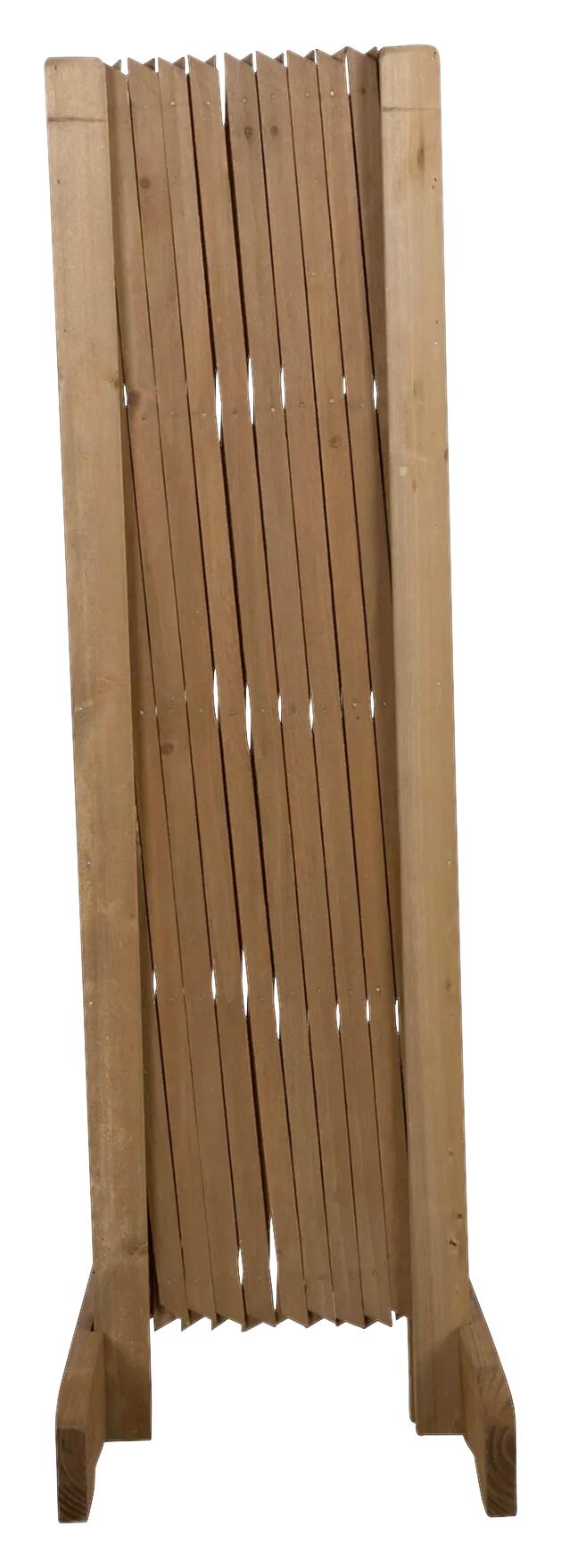 Hundeabsperrgitter braun Holz