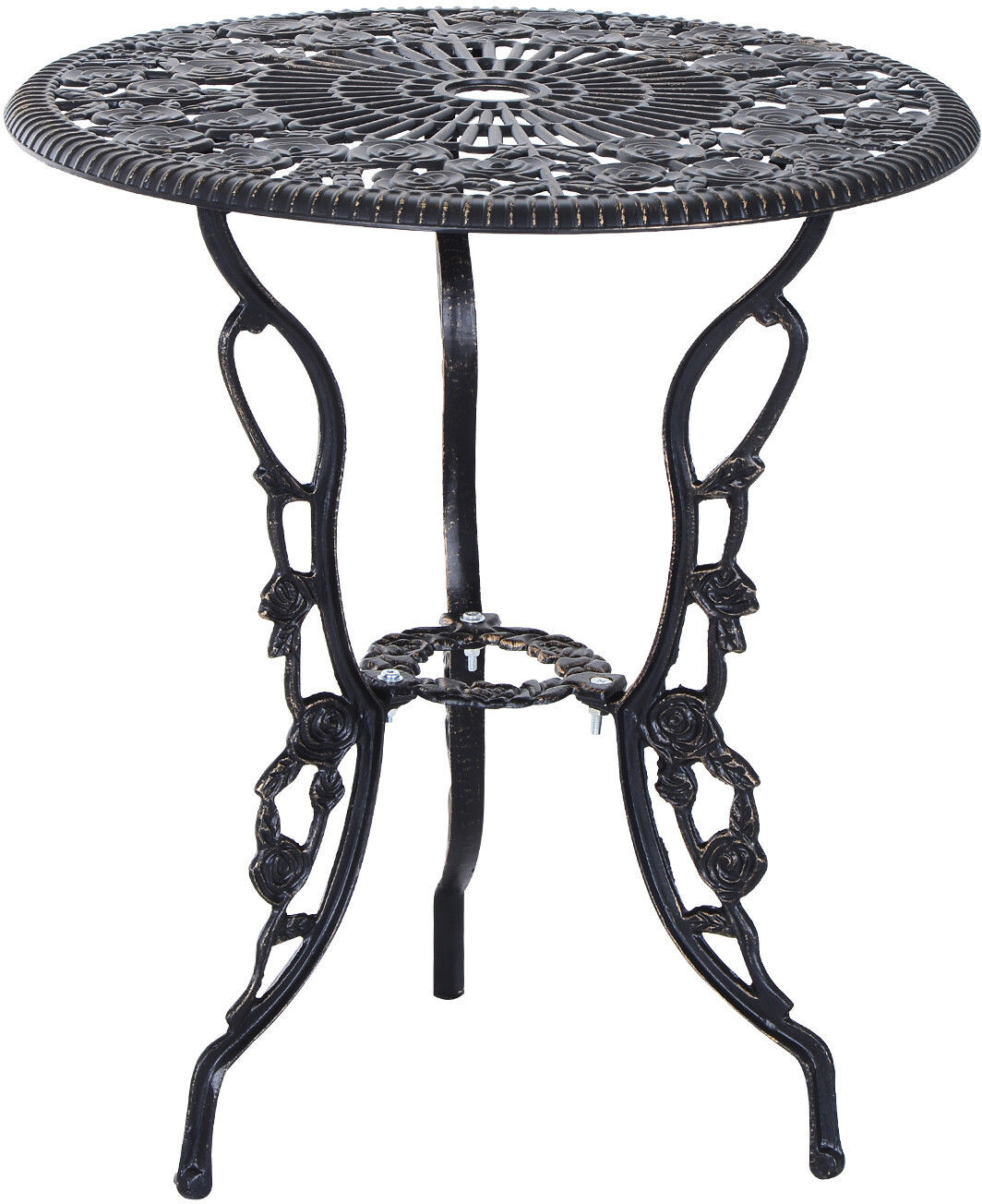 Outsunny Bistro-Set bronze Alu B/H/L: ca. 60x67x60 cm