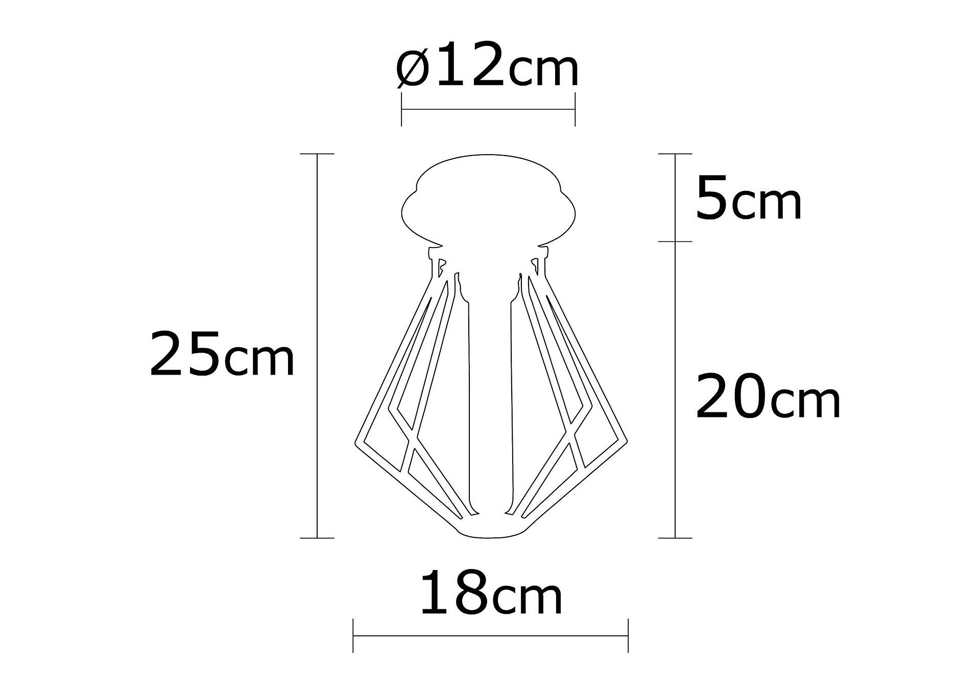 Opviq Deckenleuchte Oylat schwarz B/H/T/L/D: ca. 18x25x18x18x18 cm E27 1 Brennstellen