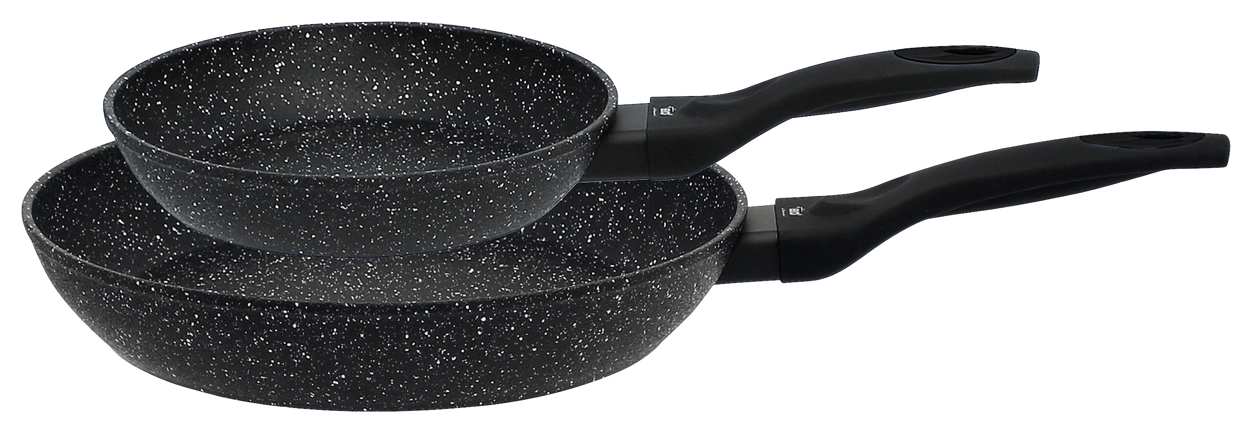 ELO Pfannenset schwarz Aluminium 2 tlg.