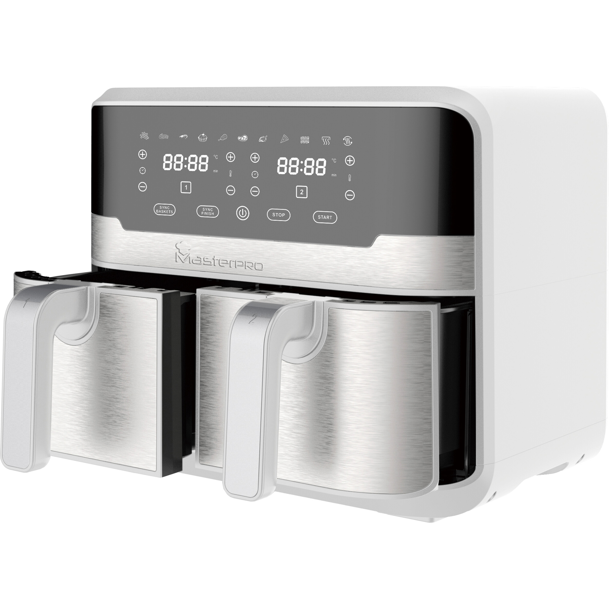 MASTERPRO Heißluftfritteuse ROCKET DUO 900