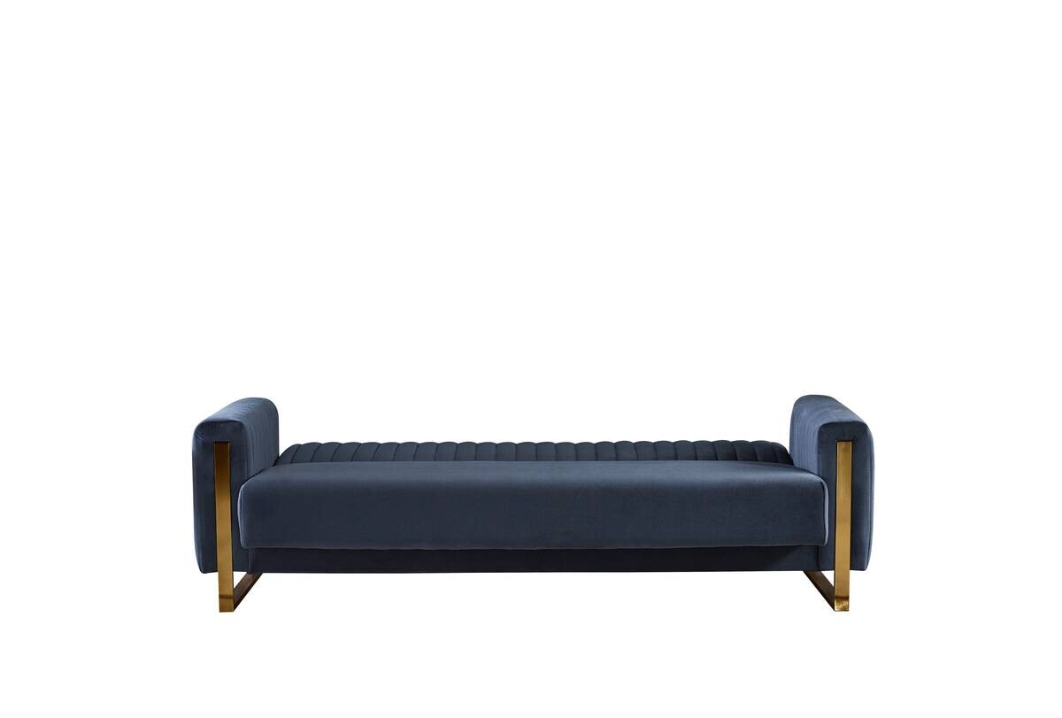 Sofa anthrazit Microfaser B/H/T: ca. 237x86x87 cm