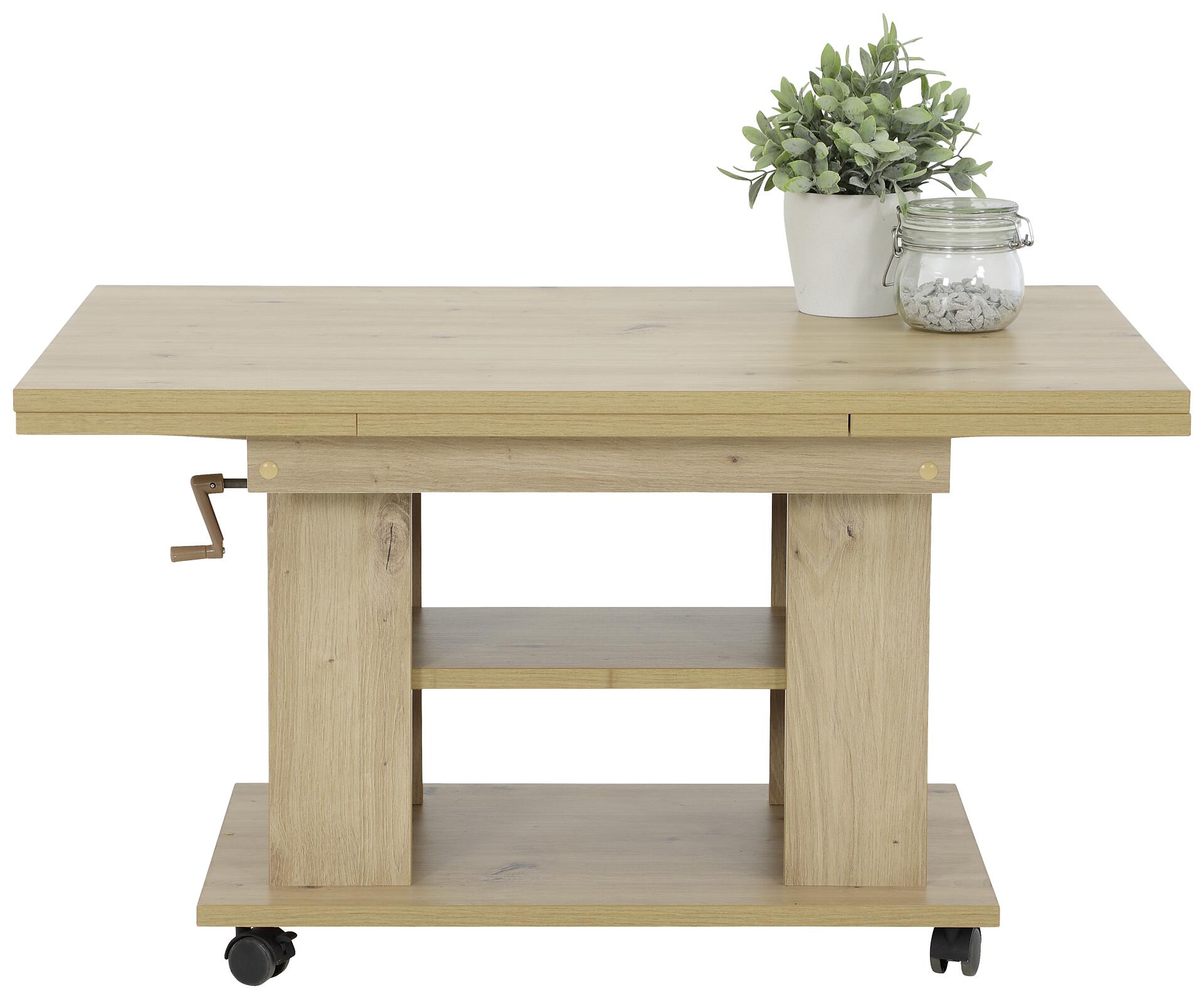 Hela Couchtisch JAKOB Eiche Artisan Holzwerkstoff B/H/T: ca. 90x51x60 cm