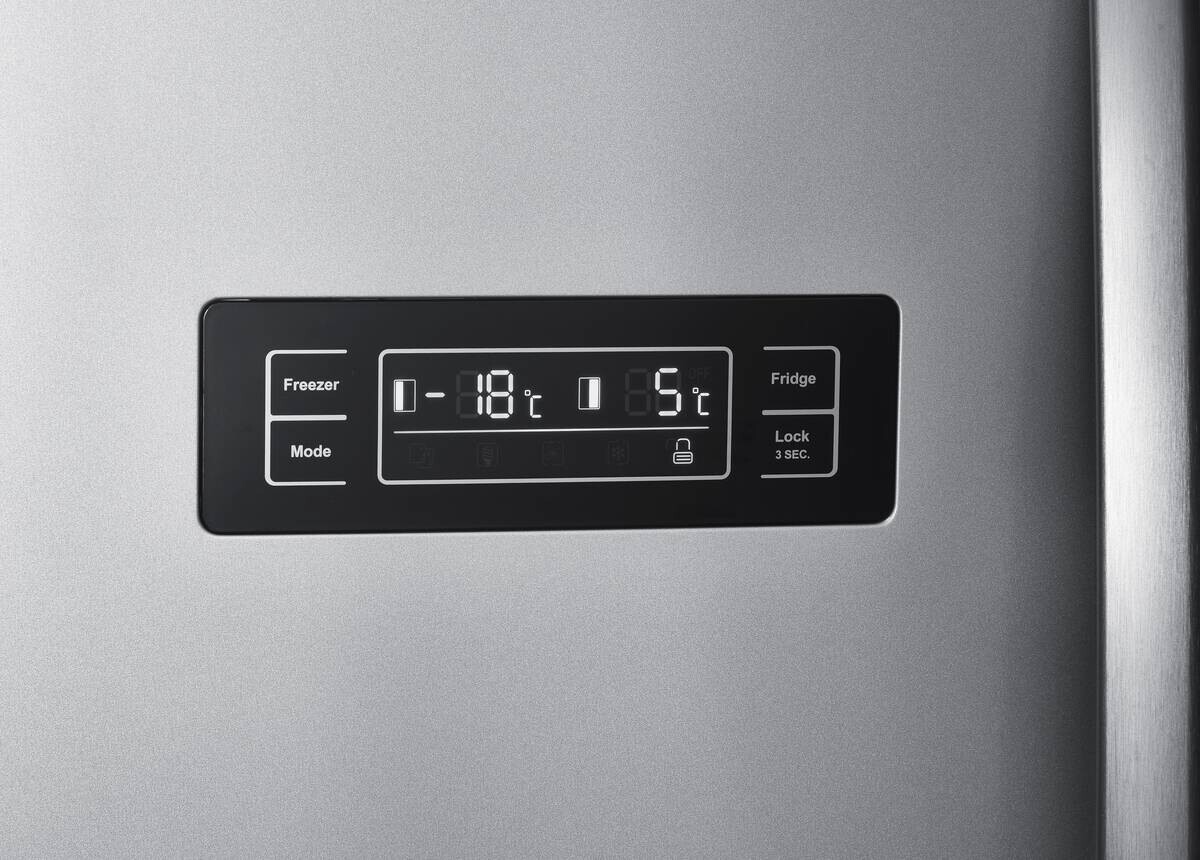 PKM Side-by-Side SBSKS6.15E Inox B/H/T: ca. 90x177x66 cm