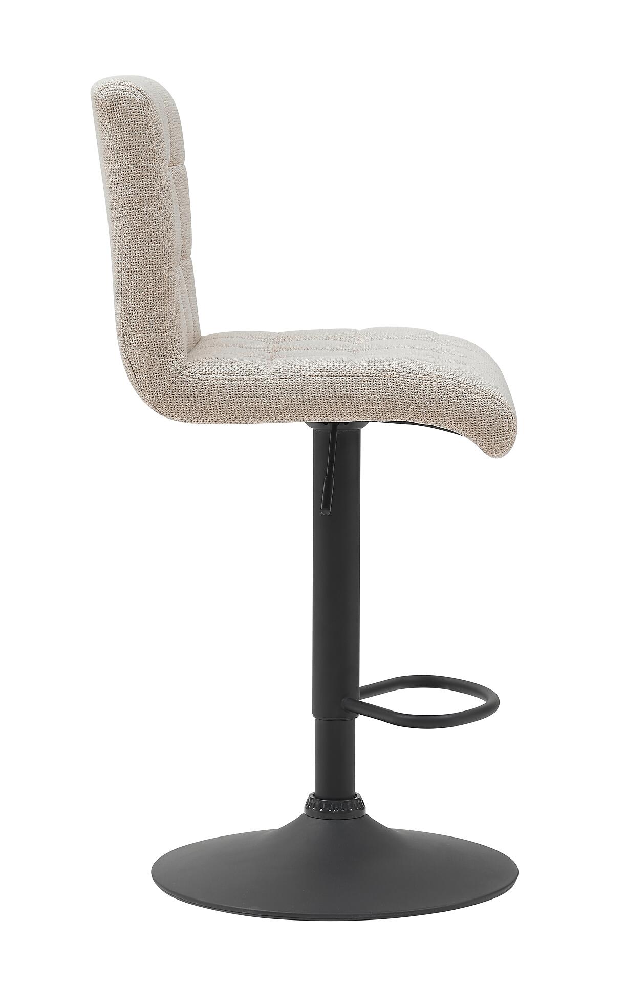 Barhocker Erika beige Microfaser Webstoff B/T: ca. 47x57 cm Barhocker Erika beige Microfaser Webstoff B/T: ca. 47x57 cm