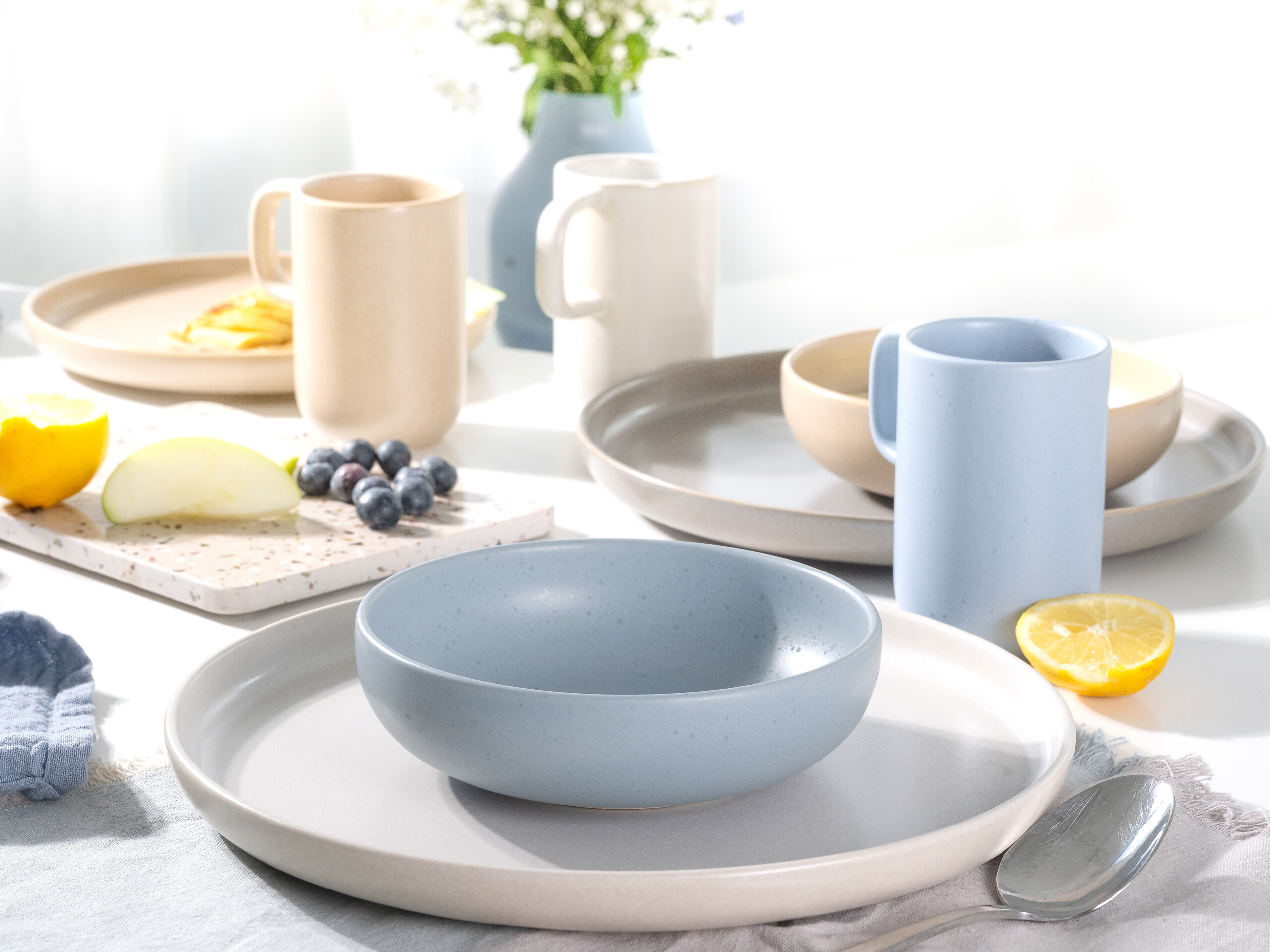 CreaTable Kombiservice Uno Nordic bunt Steinzeug 16 tlg. CreaTable Kombiservice Uno Nordic bunt Steinzeug 16 tlg.