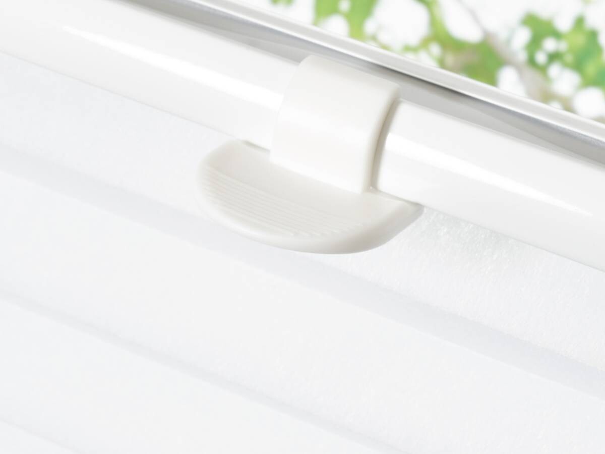 Spannplissee Non Woven weiß B/L: ca. 90x130 cm