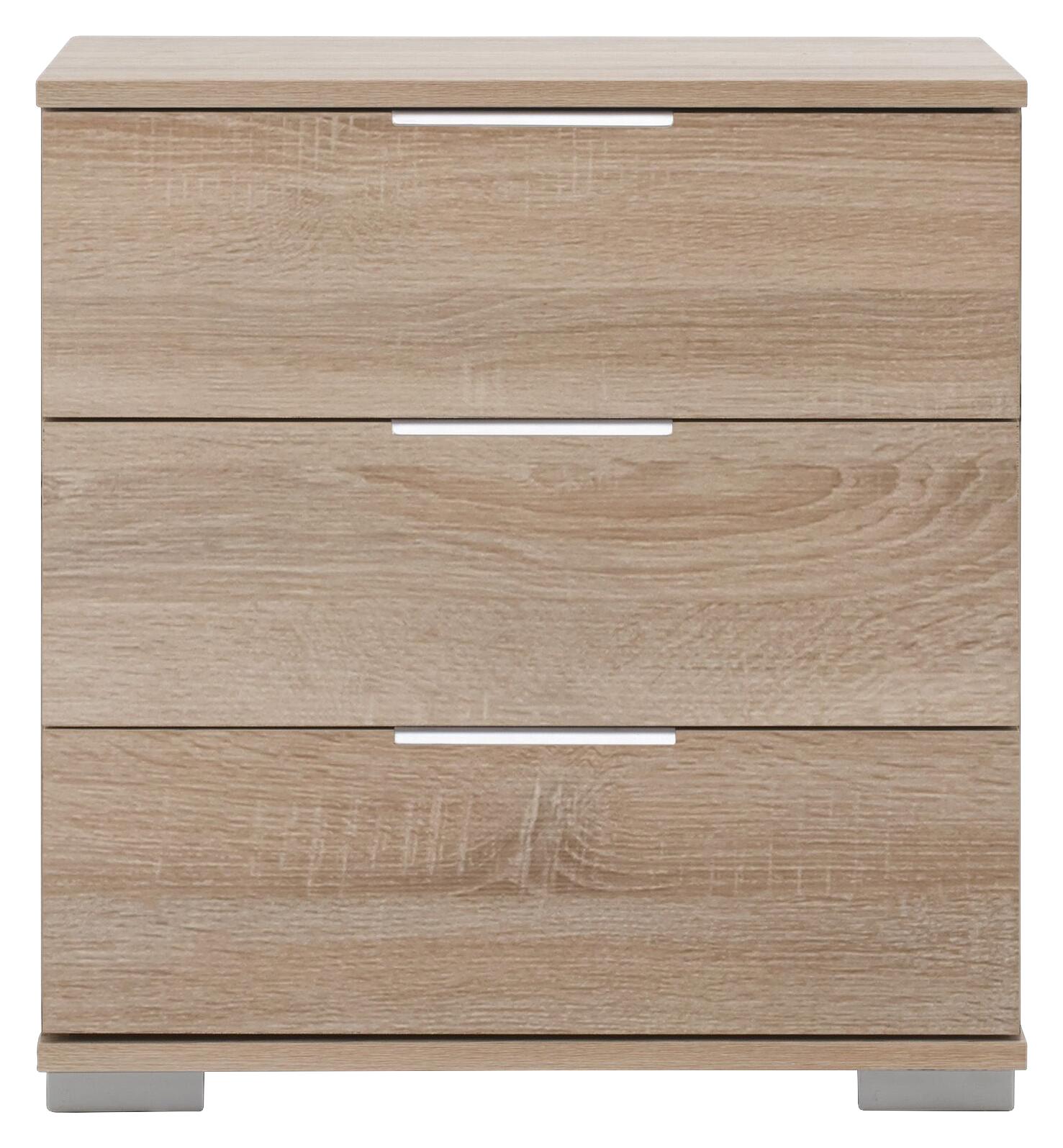 Nachtkonsole Easy Plus Eiche Sägerau Nachbildung B/H/T: ca. 52x58x38 cm