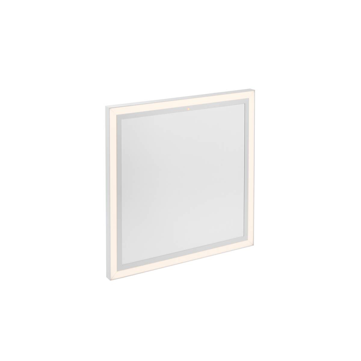 Just Light LED-Deckenleuchte mit Heizfunktion BEROA 18067-16 weiß Kunststoff Metall B/H/T: ca. 60x6,8x60 cm 1 Brennstellen