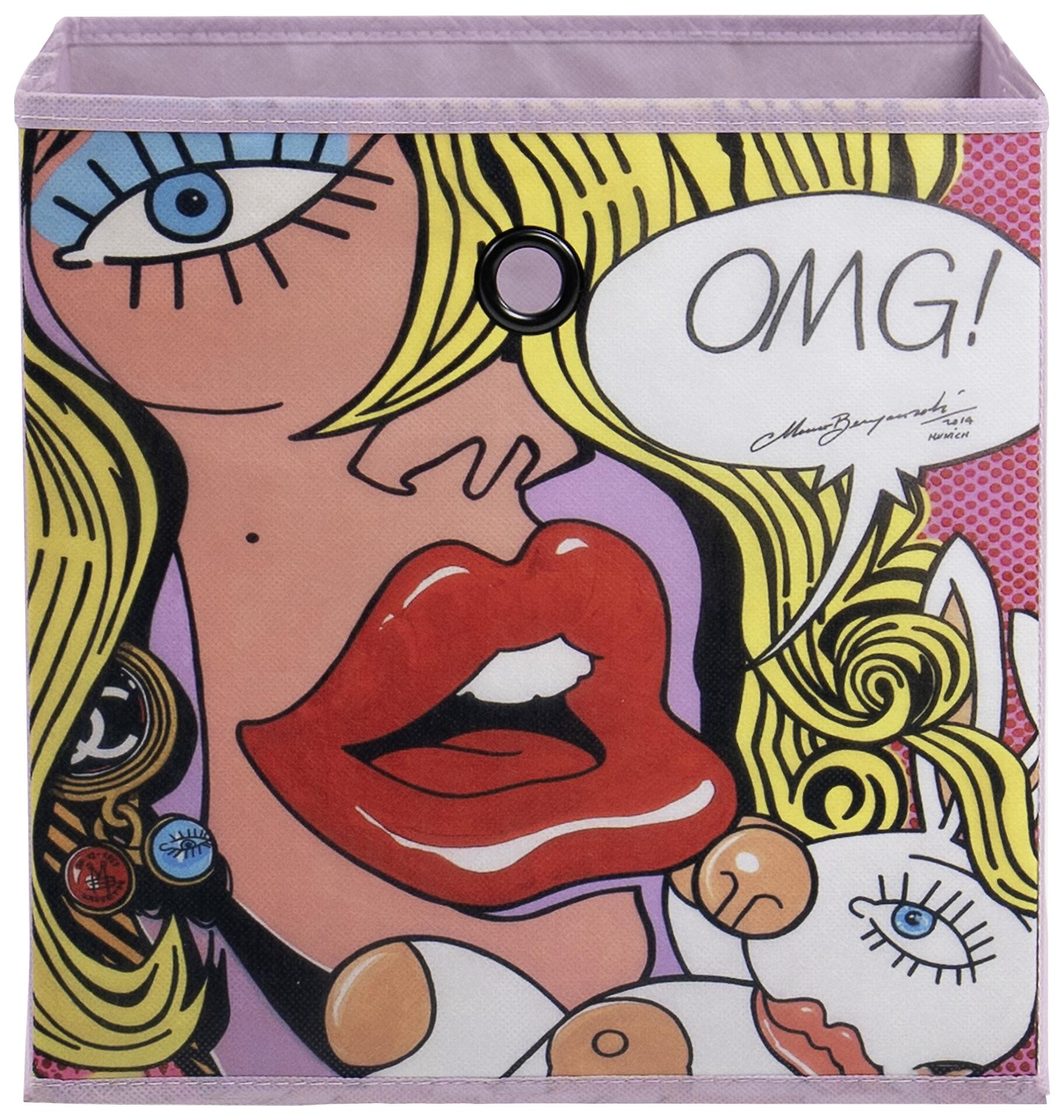 Stoffbox Stoffbox rosa B/H/T: ca. 32x32x32 cm