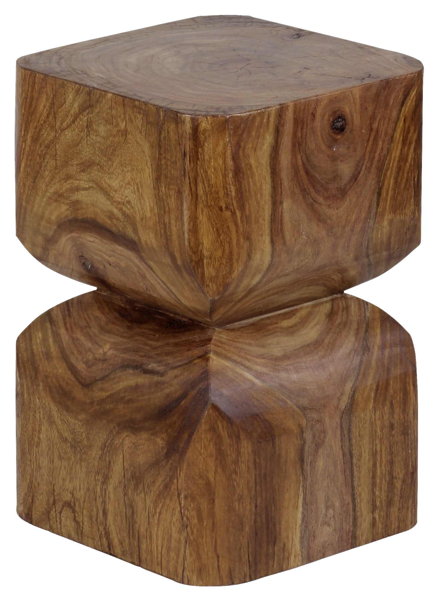 Beistelltisch natur Echtholz B/H/T: ca. 30x45x30 cm