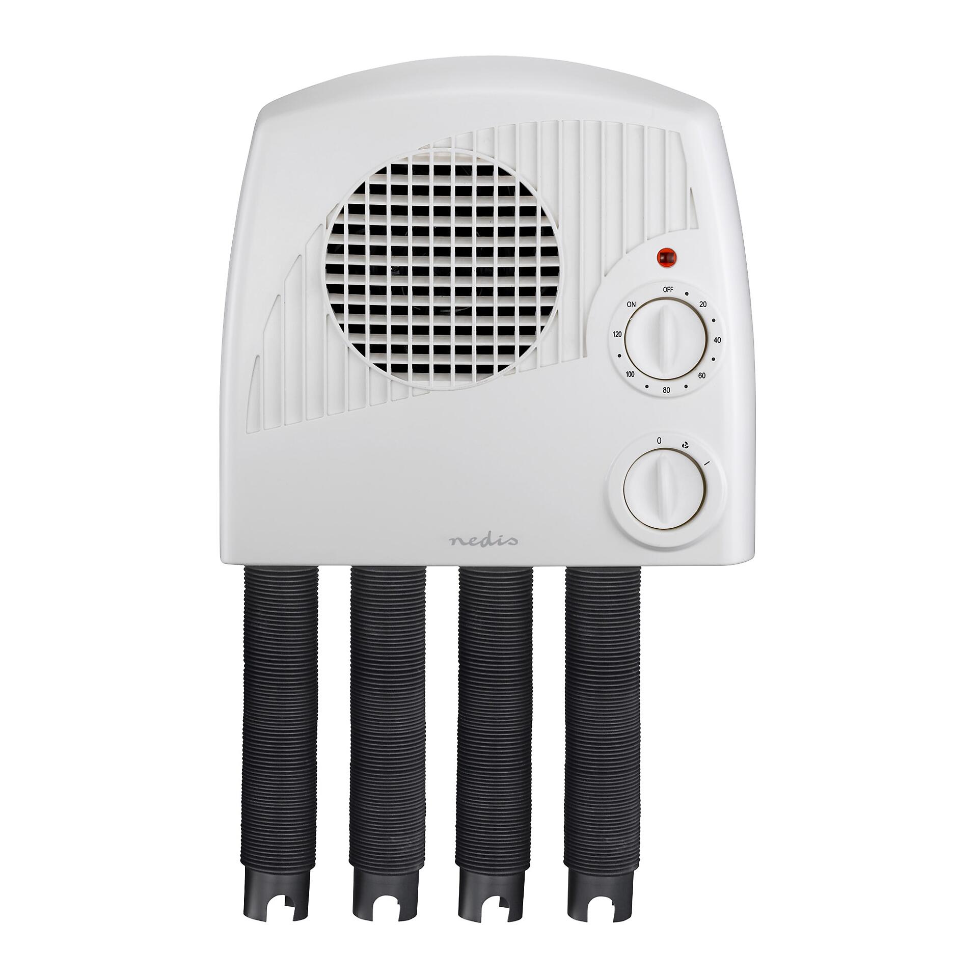 Nedis Schuhtrockner weiß Kunststoff B/H/L: ca. 26x42x9,4 cm ca. 350 W