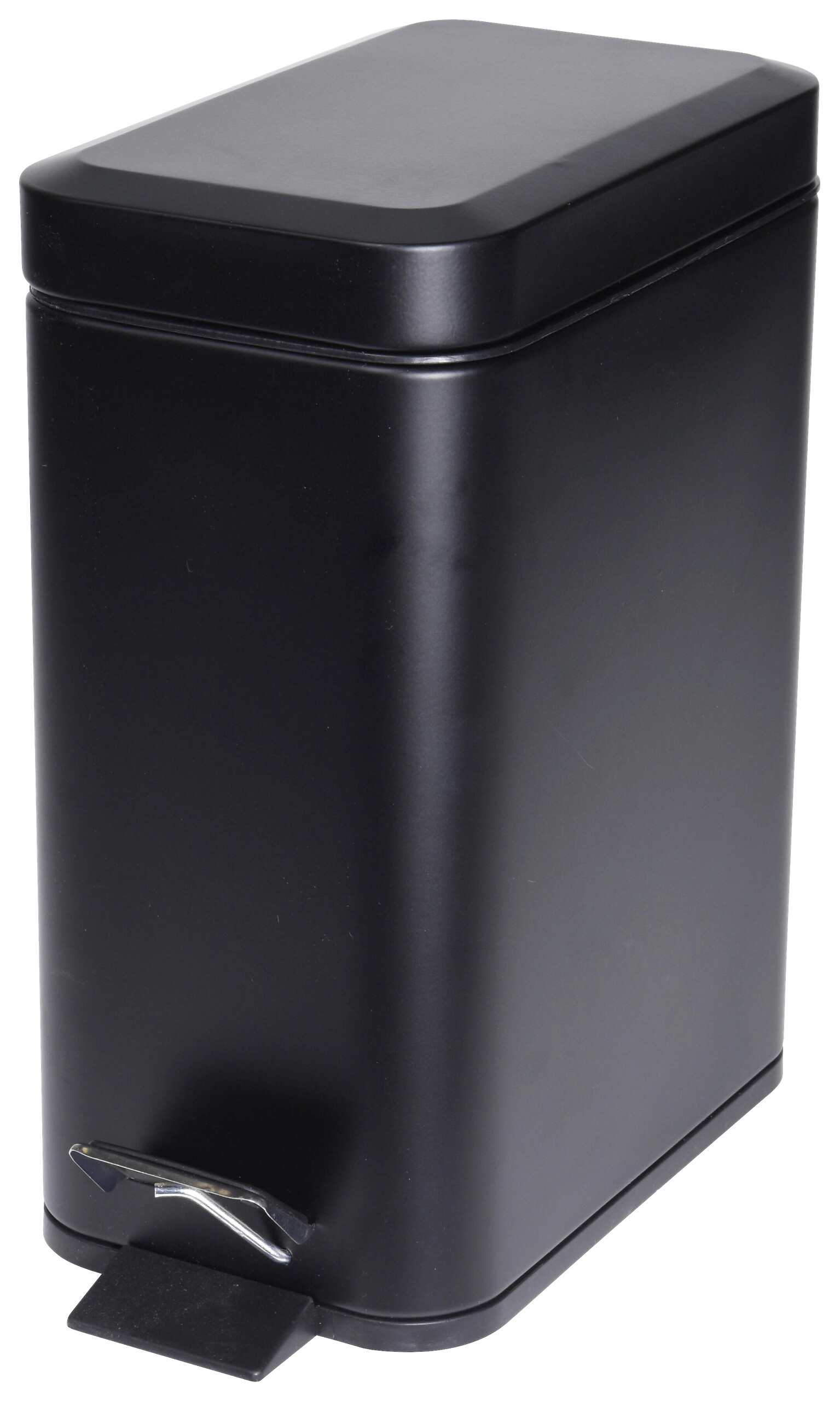 Treteimer schwarz Metall B/H/L: ca. 29x14,2x30,5 cm Treteimer schwarz Metall B/H/L: ca. 29x14,2x30,5 cm