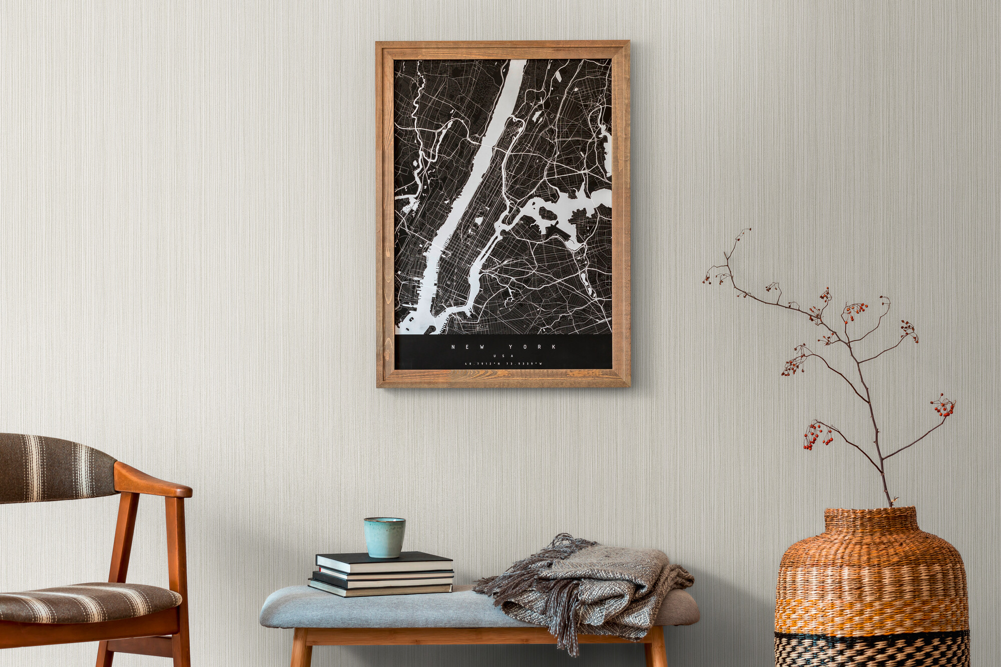 A.S.Creation Vliestapete grau B/H/D: ca. 53x1005x8 cm