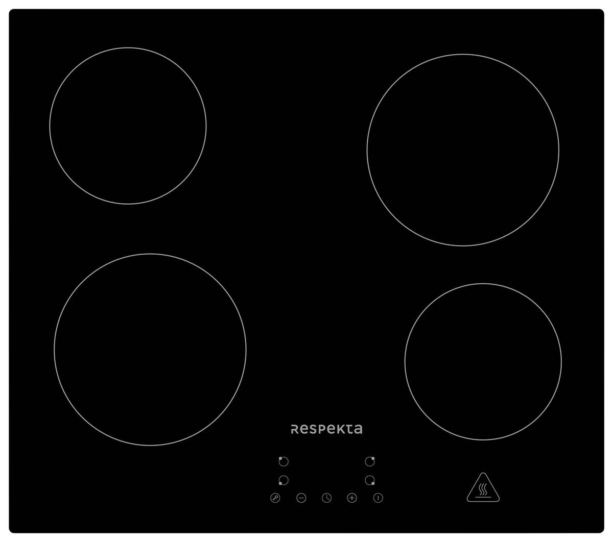 Respekta Küchenblock Premium schwarz hochglänzend B/H/T: ca. 345x220,5x172 cm