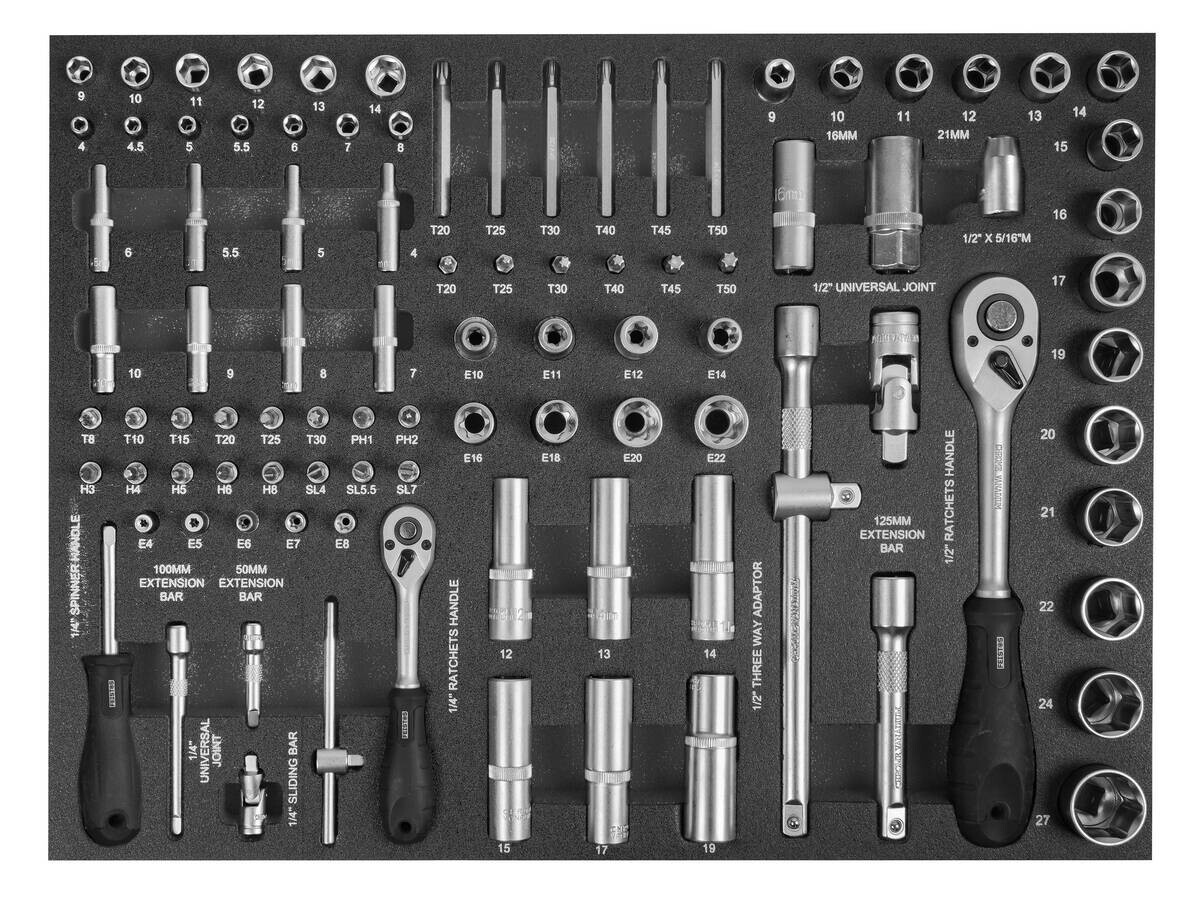 Werkstattwagen Mento schwarz B/H/L: ca. 73x98x48 cm