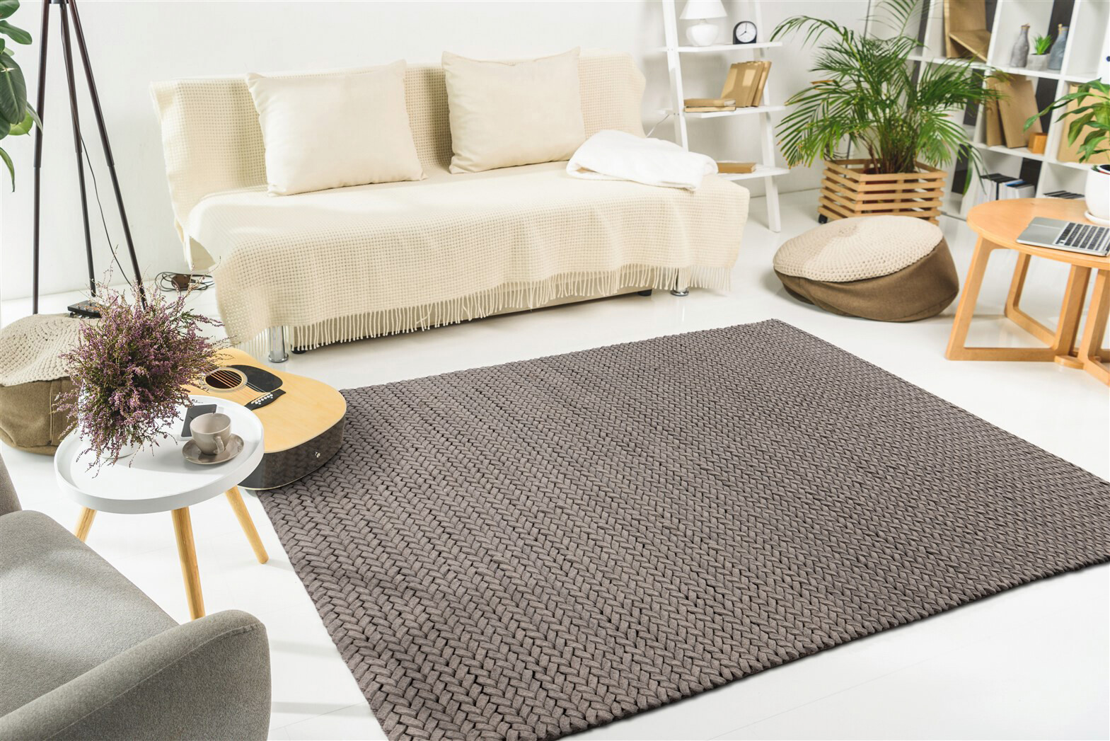 Padiro Flachflorteppich Robbie 125 braun B/H/L: ca. 160x2,1x230 cm Padiro Flachflorteppich Robbie 125 braun B/H/L: ca. 160x2,1x230 cm