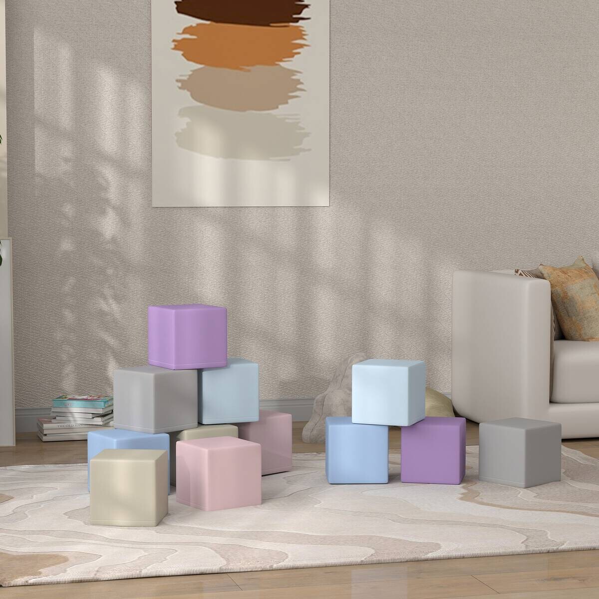 HOMCOM Softbausteine B/H/L: ca. 20x20x20 cm