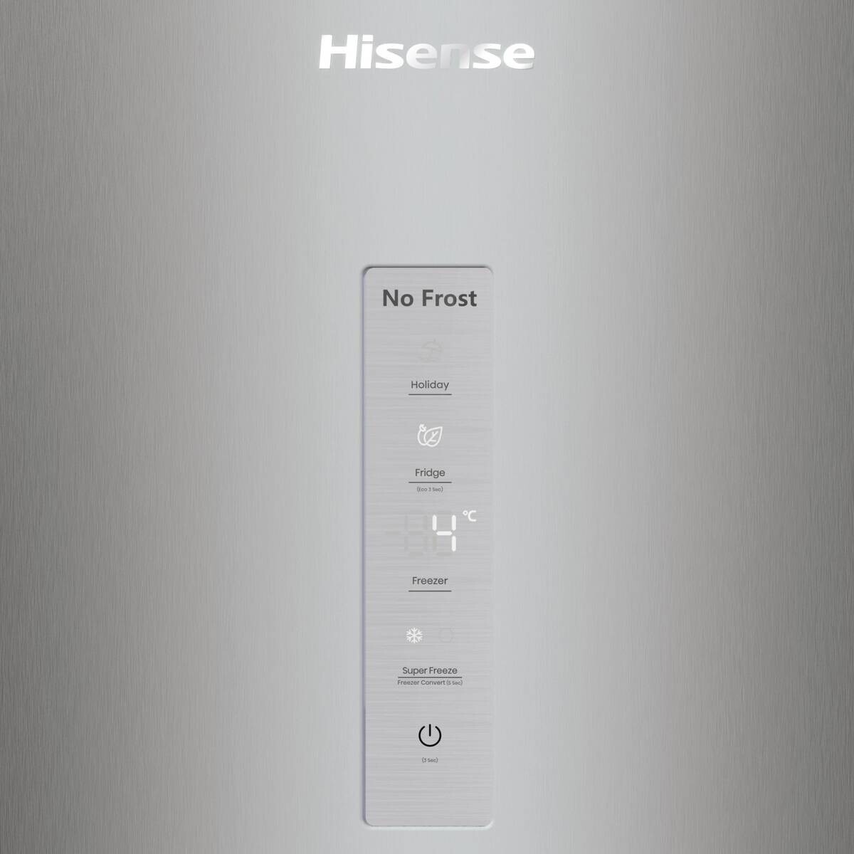 Hisense Kühl-/Gefrierkombination RM469N4ACD Silbergrau