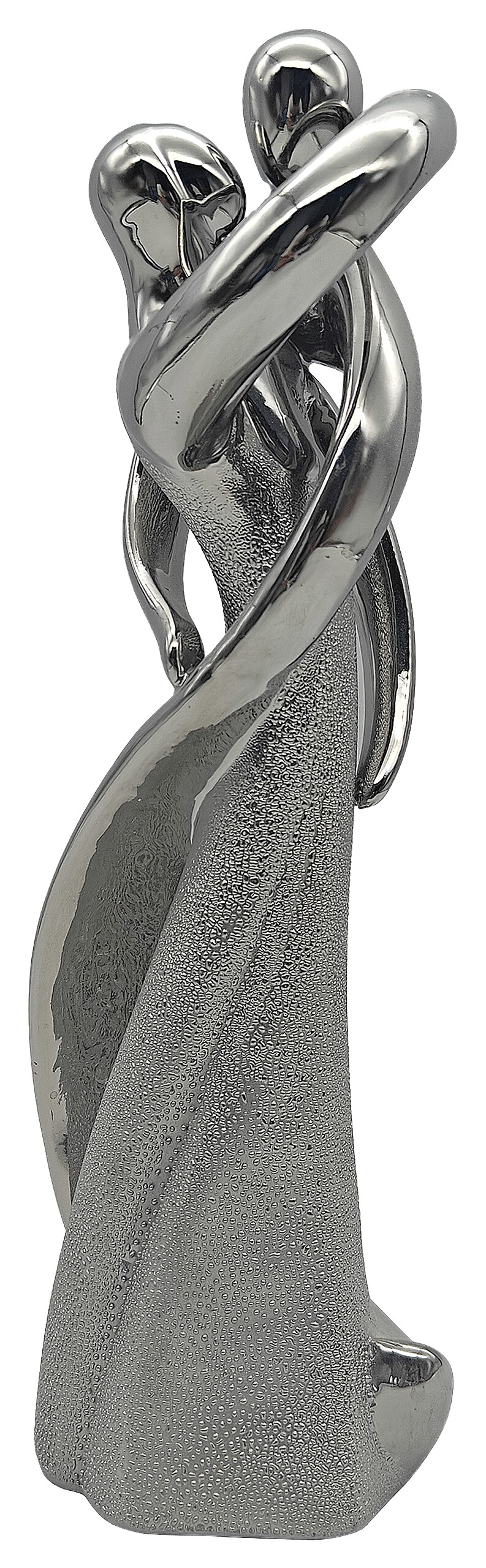 POCOline Deko-Figur silber Porzellan B/H/L: ca. 8x27x9,3 cm