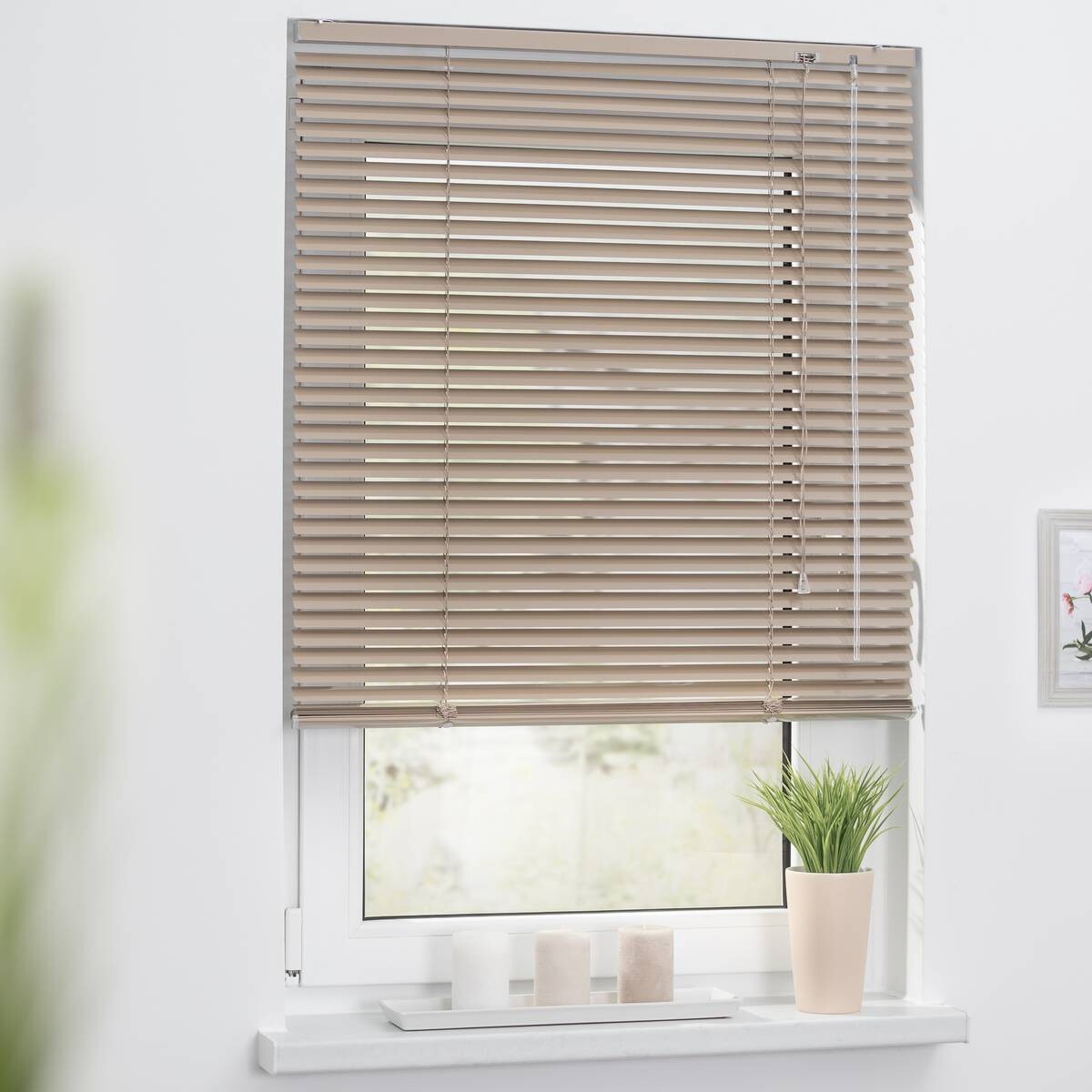 LICHTBLICK Alu-Jalousie braun B/L: ca. 100x160 cm