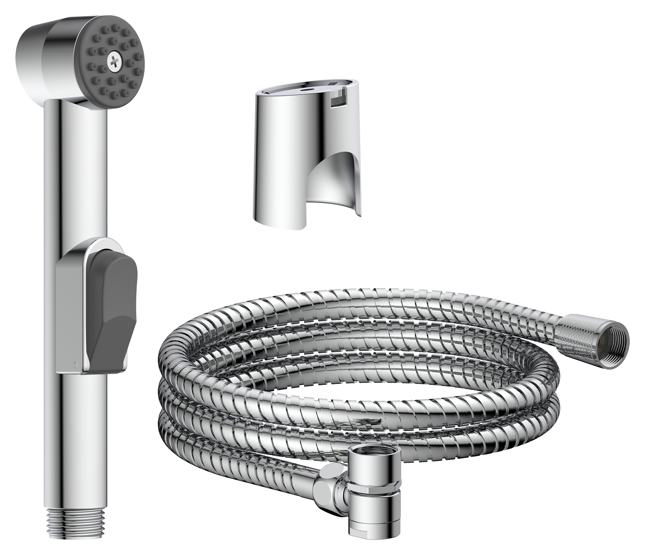 Eisl Waschbeckenbrause-Set Chrom B/H/L: ca. 3,3x18x150 cm