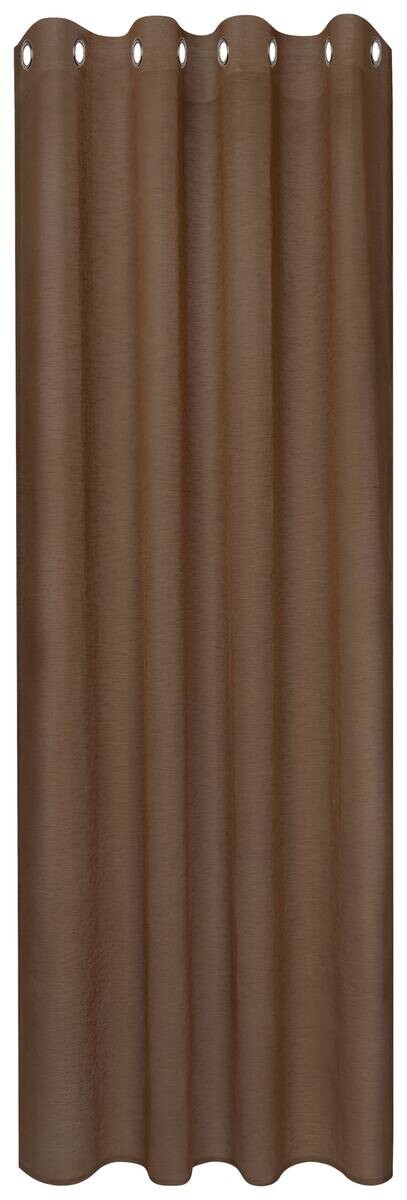 happy home Ösenvorhang Freiburg Mocha Mousse B/L: ca. 140x235 cm