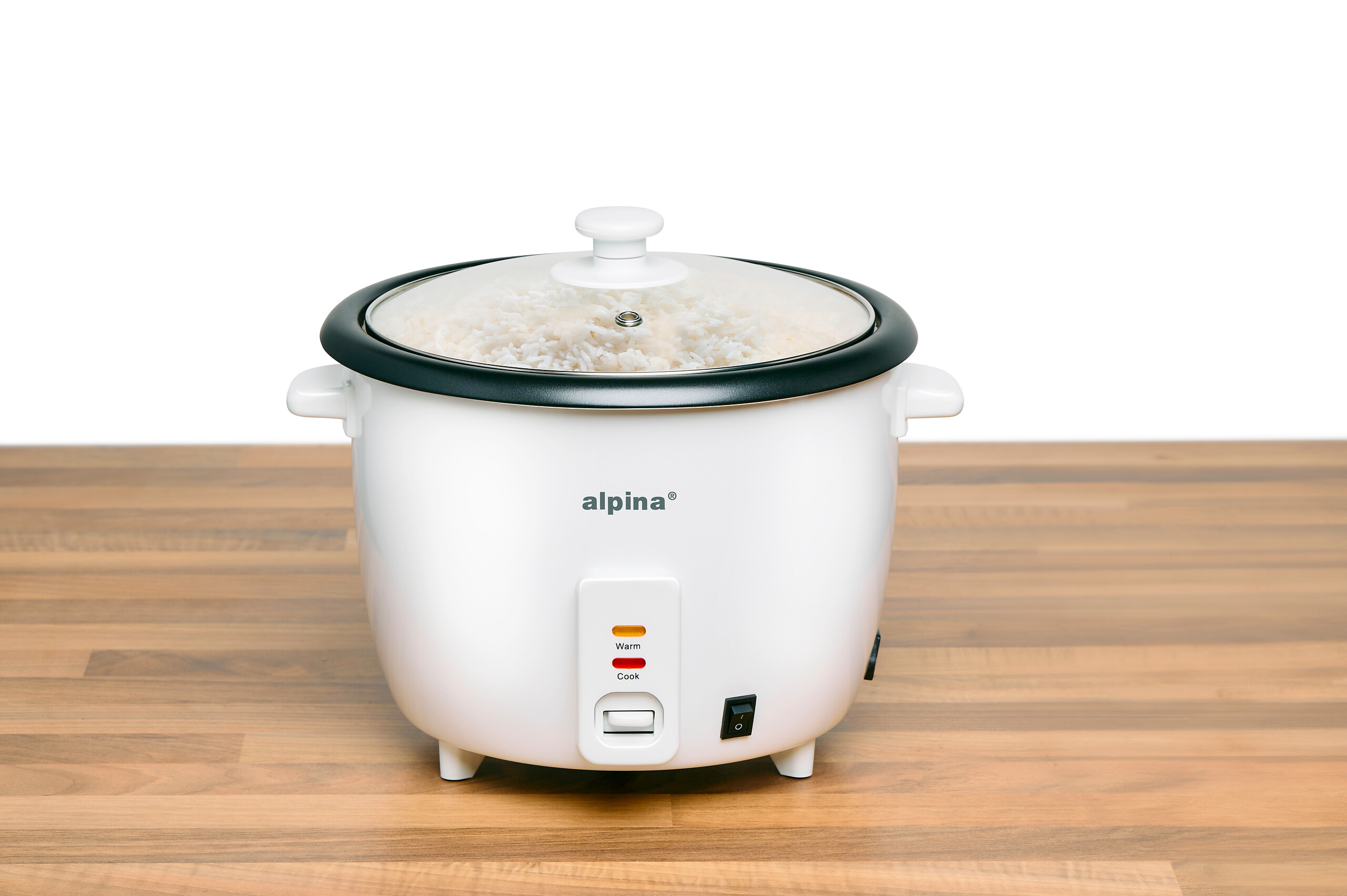 alpina Reiskocher weiß B/H/L: ca. 27x30,5x31 cm