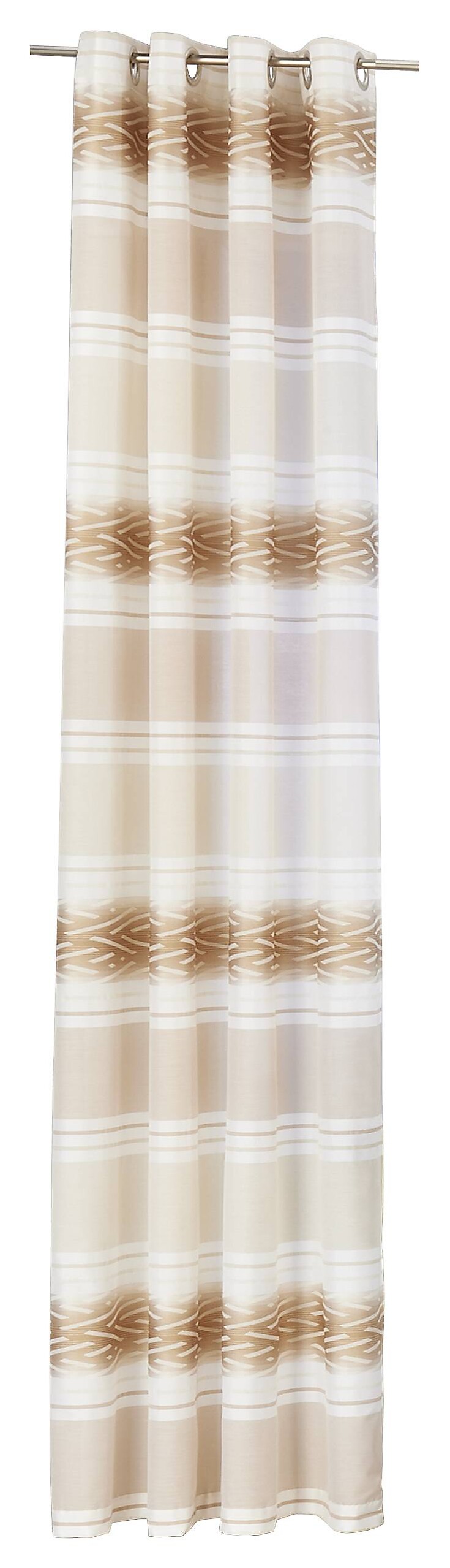 POCOline Ösenvorhang Sharon beige B/L: ca. 140x245 cm