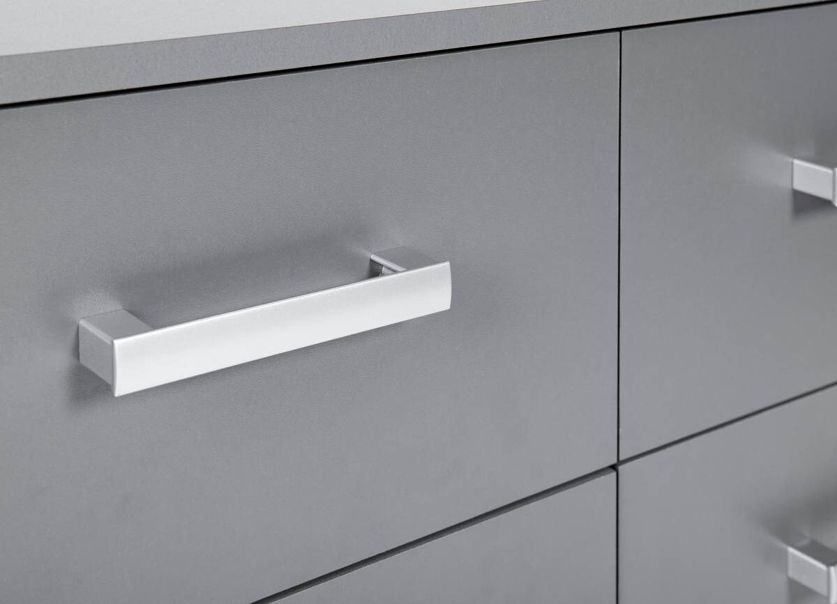 Kommode Elenzio Grafitgrau Optik B/H/T: ca. 121,8x50,8x40 cm