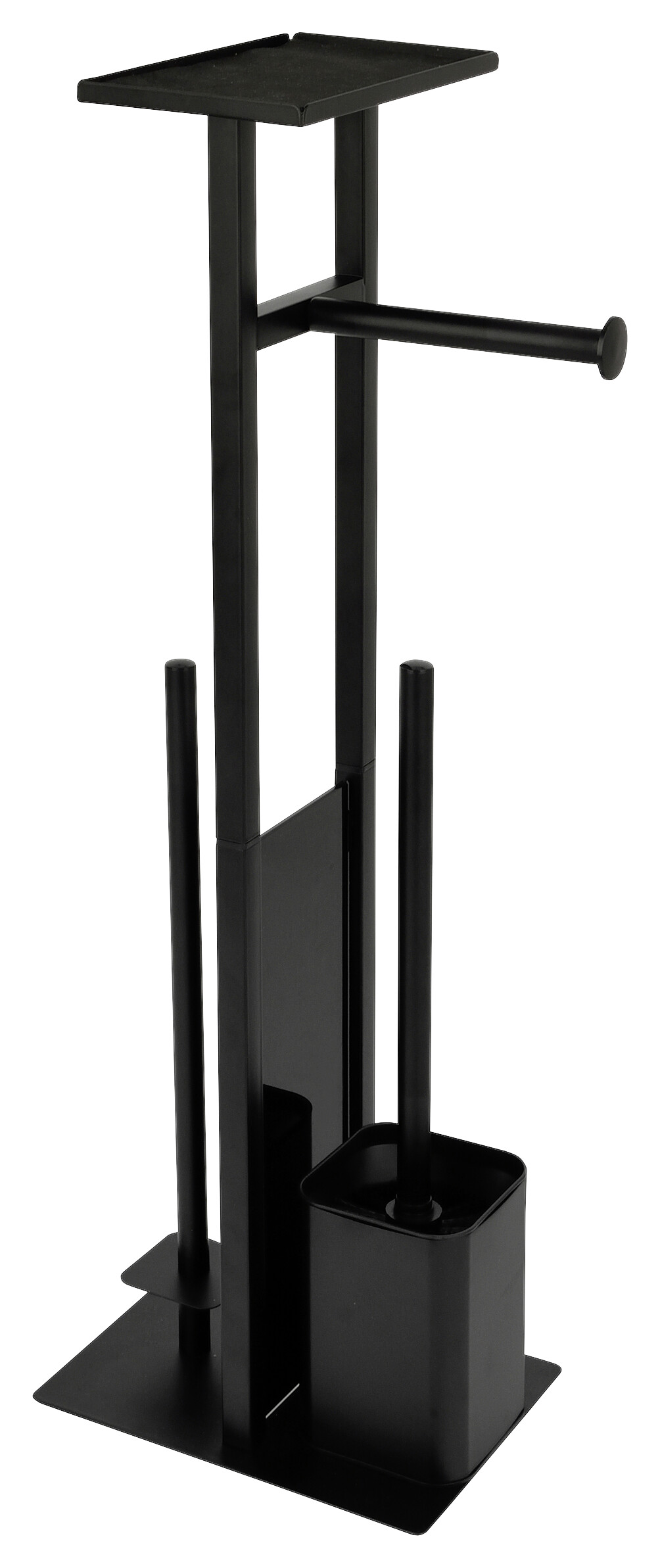 Sensation Stand-WC-Garnitur Turin schwarz Edelstahl