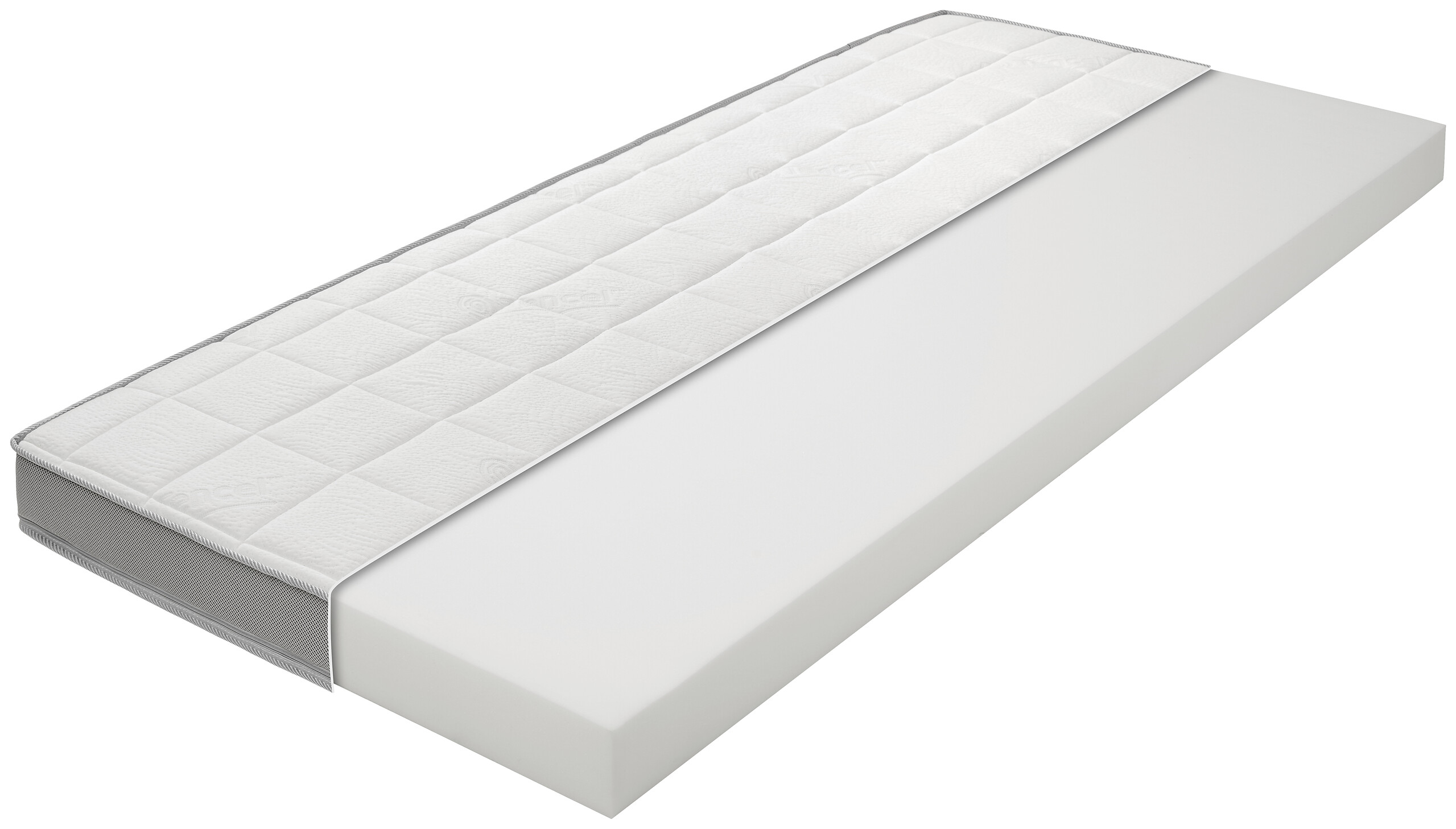 Komfortschaumtopper Palermo weiß Liegefläche B/L: ca. 180x200 cm