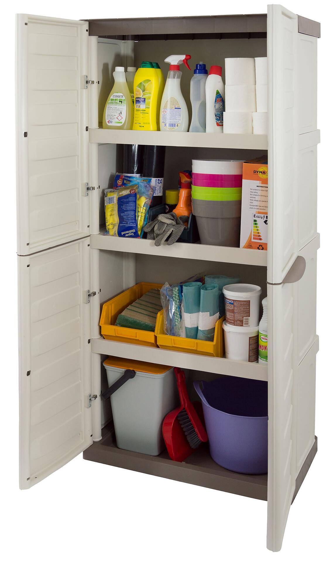 ArtPlast Kunststoffschrank Spazio beige Kunststoff B/H/T: ca. 70x165x39 cm ArtPlast Kunststoffschrank Spazio beige Kunststoff B/H/T: ca. 70x165x39 cm