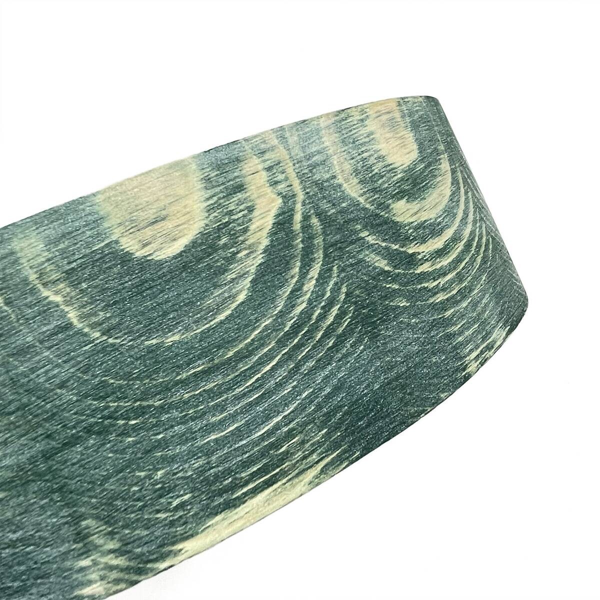 Lamkur Deckenleuchte grün hellbraun Holz Glas B/H/L: ca. 38x38x10 cm 2 Brennstellen