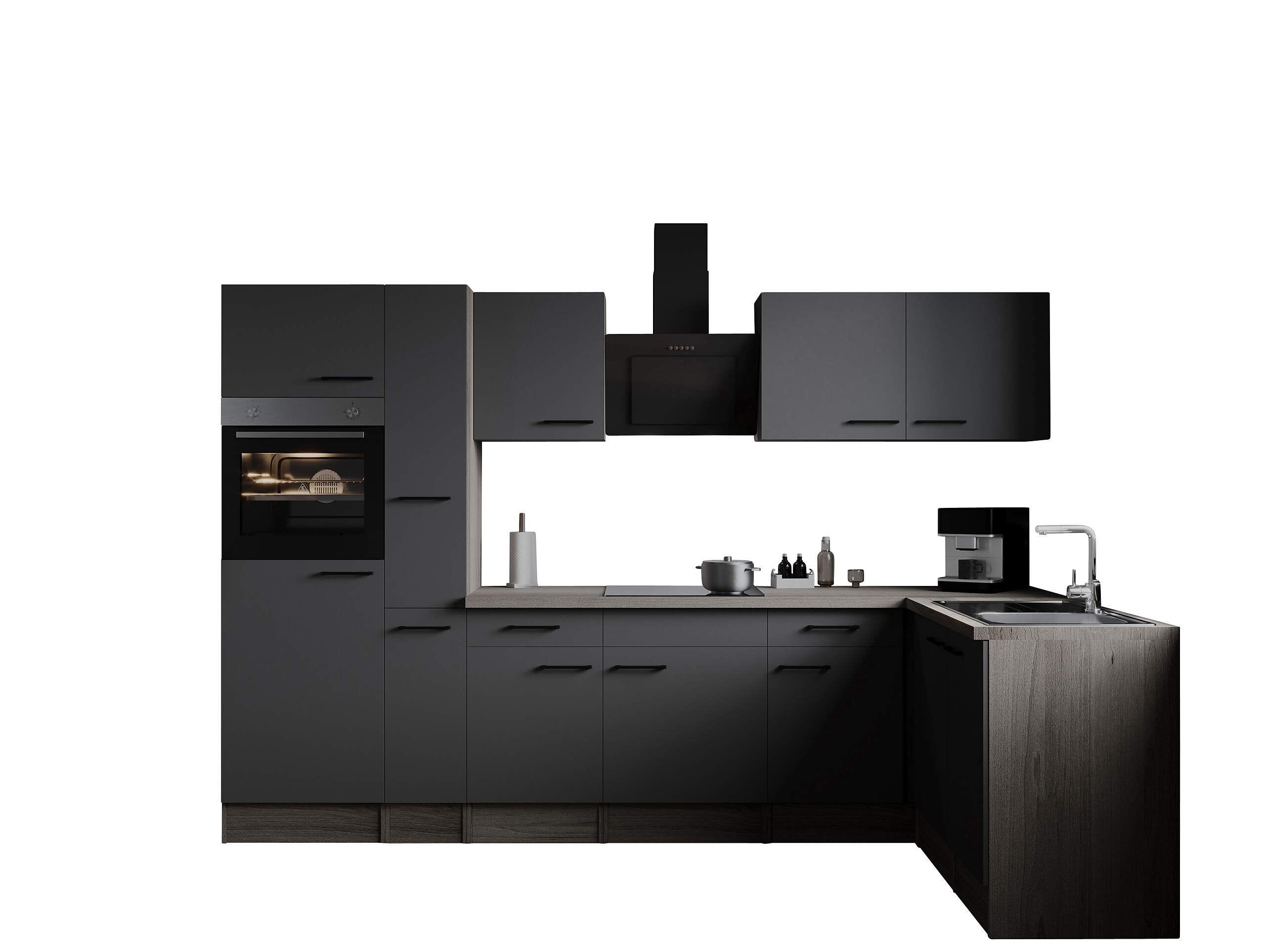 Winkelküche Oliver B/H/T: ca. 310x205x172 cm