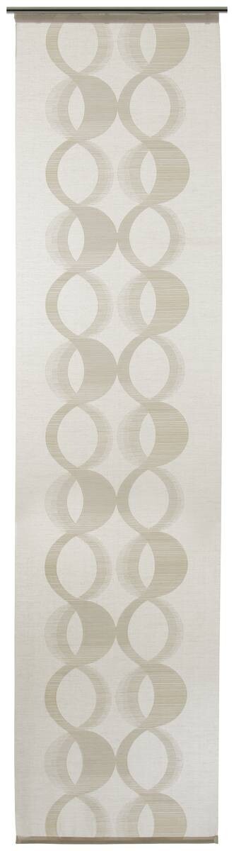 POCOline Schiebevorhang Martina beige B/L: ca. 60x245 cm