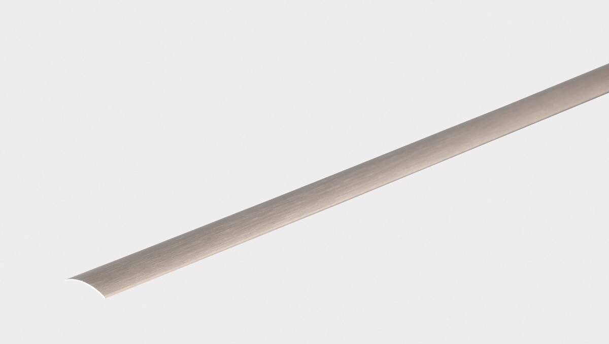 Übergangsprofil Edelstahloptik B/L: ca. 2,8x90 cm pro Stück