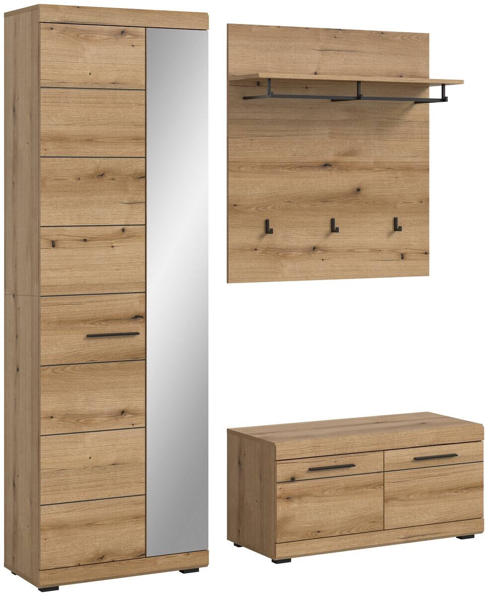 Garderobe SCOUT Evoke Oak Nachbildung B/H/T: ca. 167x197x40 cm