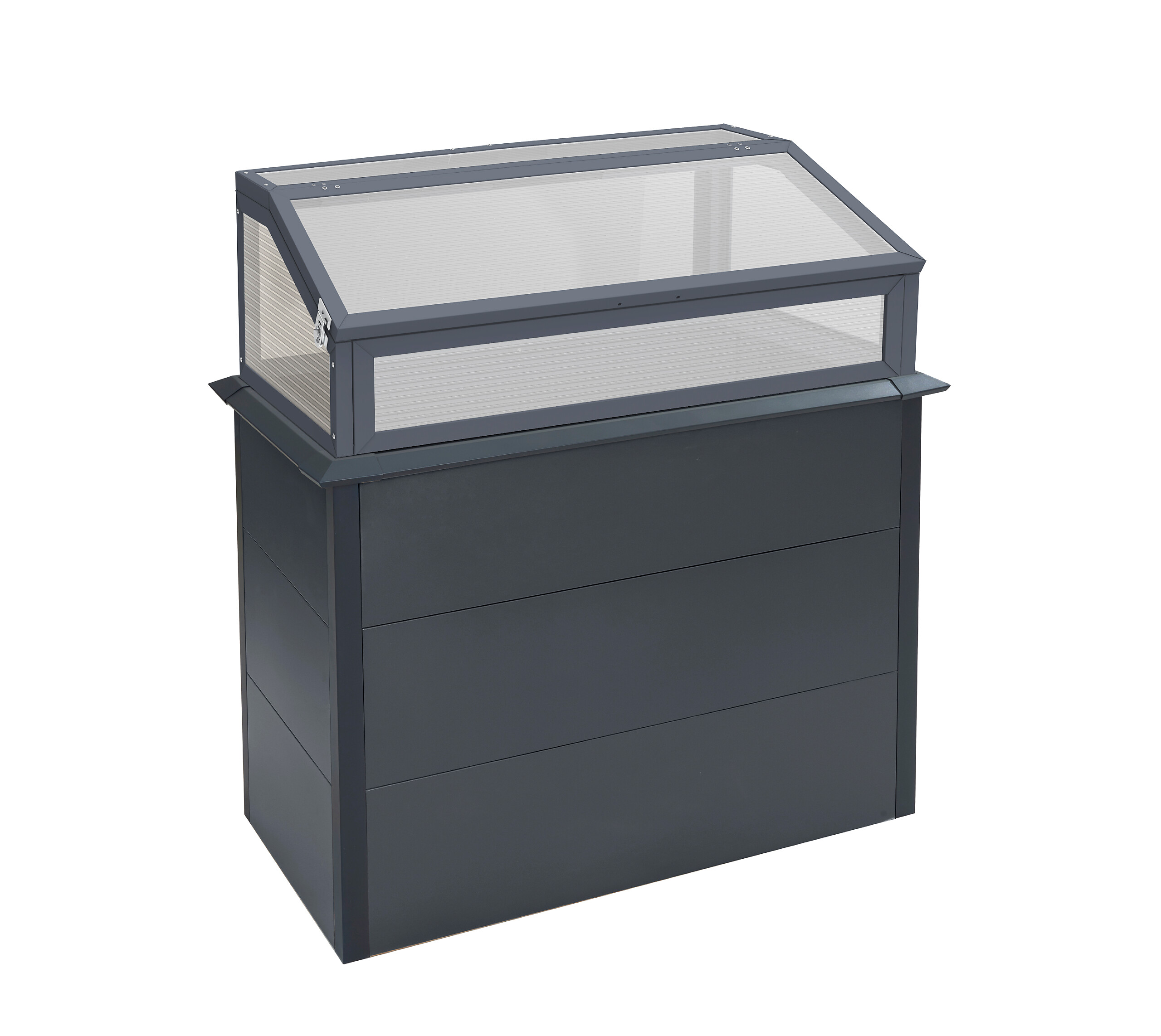 Westmann Hochbeet Primus anthrazit Stahl B/H/L: ca. 100x113x50 cm