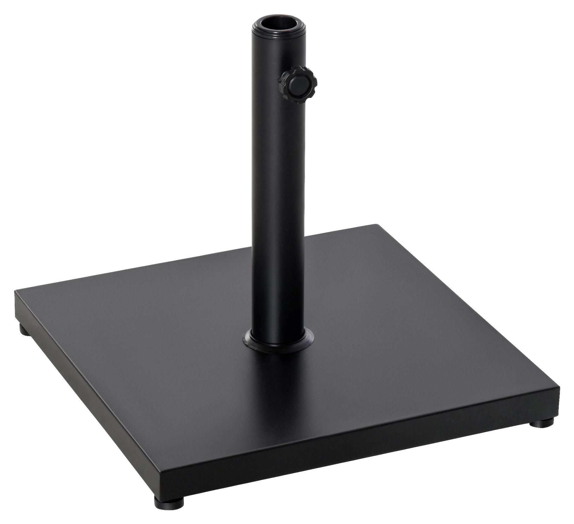 Outsunny Schirmständer schwarz Metall B/H/L: ca. 45x39x45 cm