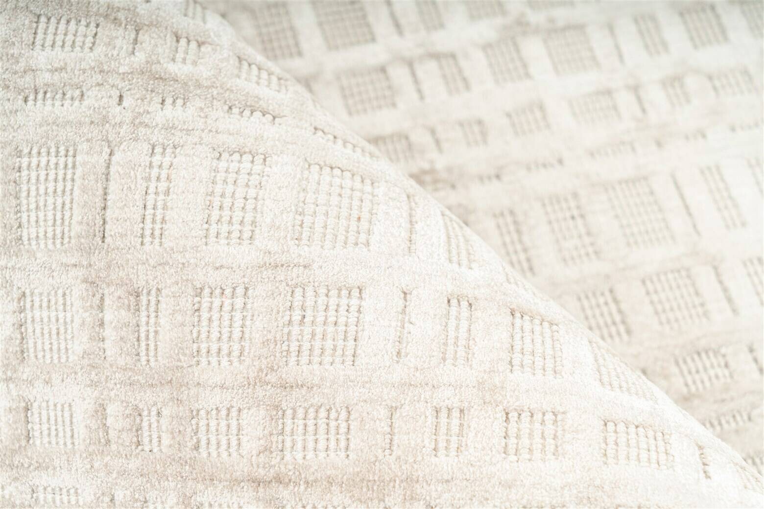 Padiro Kurzflorteppich Karma 125 silber B/H/L: ca. 120x0,8x170 cm