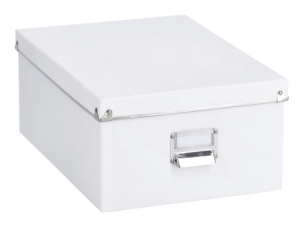 Zeller Aufbewahrungsboxen-Set weiß Metall
