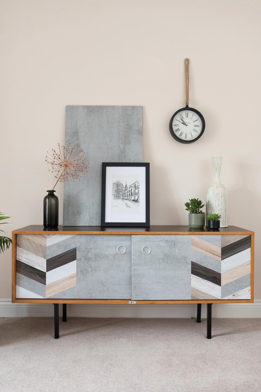 d-c-fix Dekofolie Betonoptik grau B/L: ca. 45x200 cm